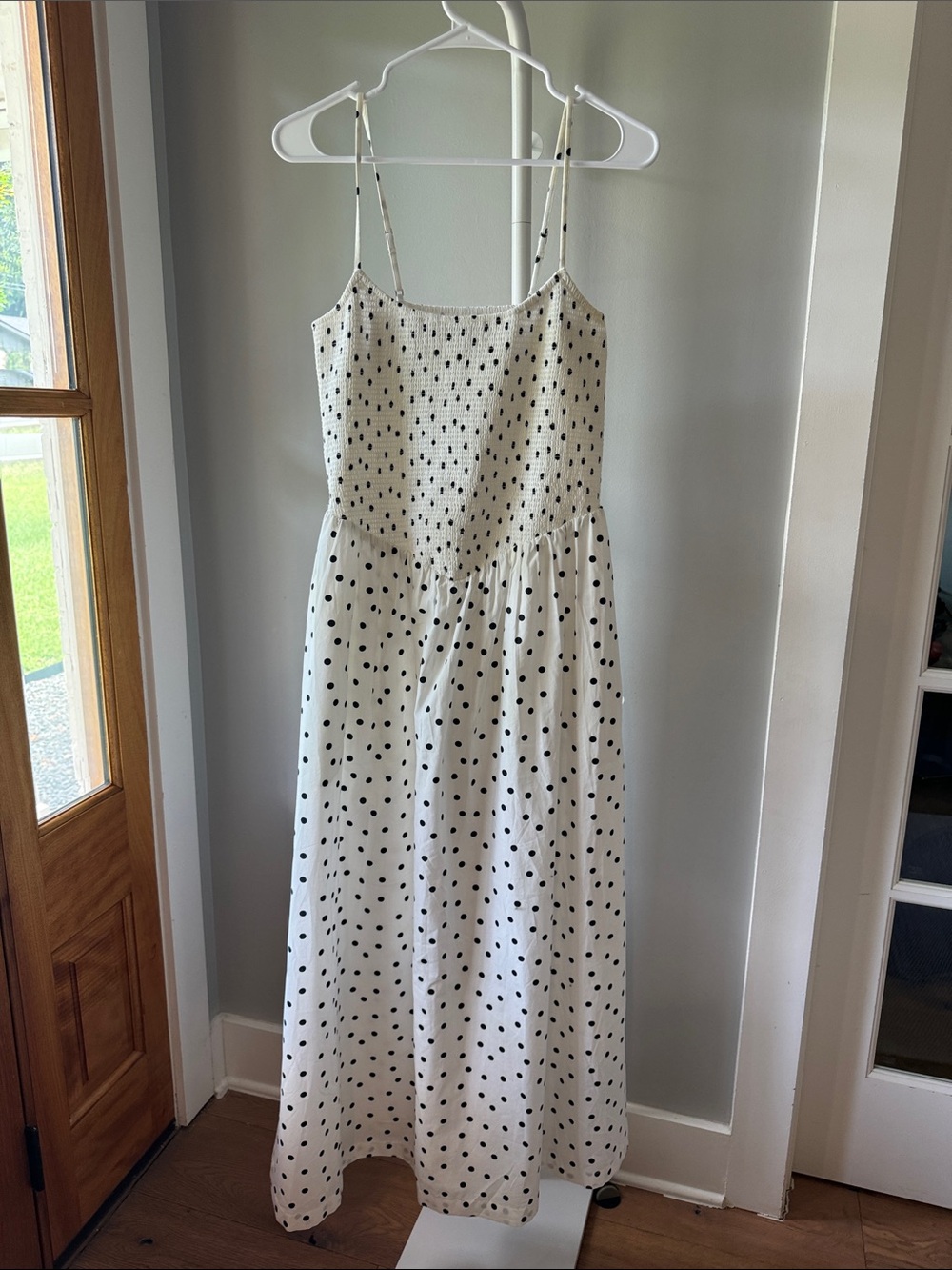 Abercrombie & Fitch Polka Dot Maxi Dress